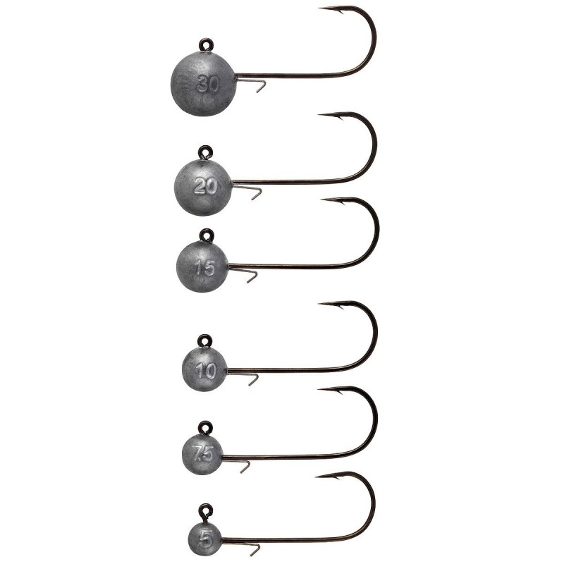 SX Special Jig tête ronde sans plomb taille 3/0 5g 5 pièces