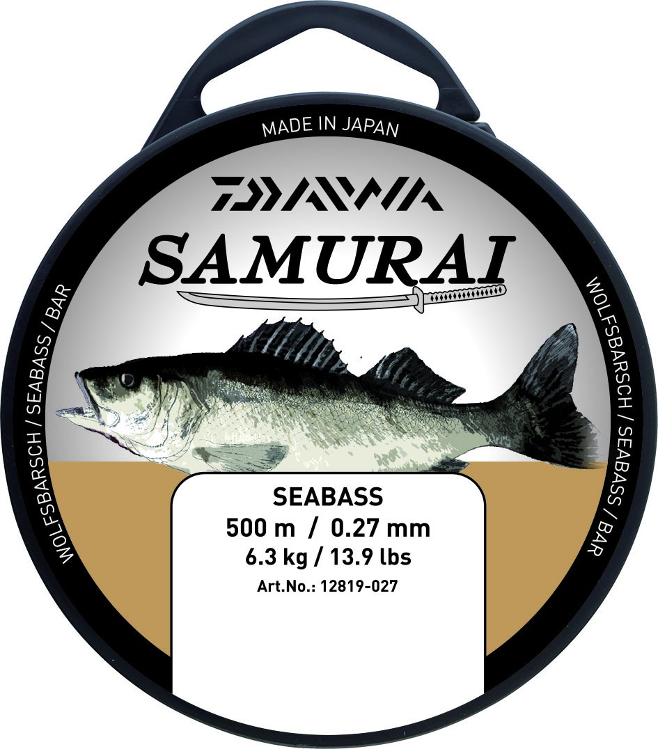 Fil Nylon Translucide pêche Seabass Daiwa SAMURAI pêche bar