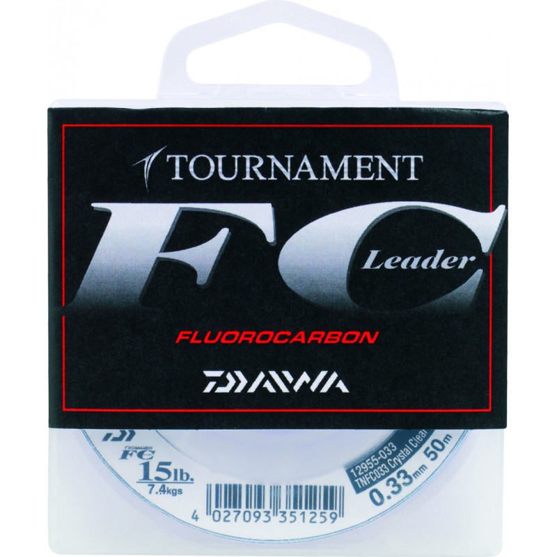 Fil Fluorocarbone Translucide pêche Daiwa TOURNAMENT FC LEADER