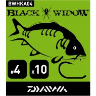 Hameçon DAIWA BLACK WIDOW CARPE Hameçon N°2 à N°8 (Sachet de 10)