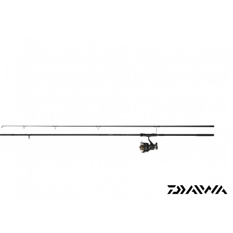 SET peche carpe CARPE 02 DAIWA - Canne DAIWA PHANTOM et Moulinet DAIWA  frein avant débrayable