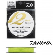 TRESSE DAIWA MORETHAN 12 BRAID CHARTREUSE 135 M 
