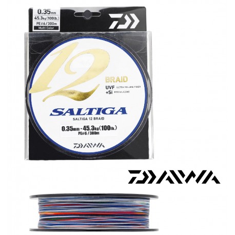TRESSE DAIWA MORETHAN 12 BRAID CHARTREUSE - 135 m