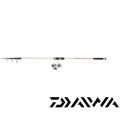 Set surf mer SET TELE SURF 03 Canne télescopique - Moulinet DAIWA Laguna