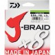 TRESSE DAIWA J-BRAID X8 VERT - 150m, 300m, 500m, 1500m et 3000m