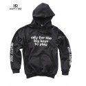 Sweat shirt Hearty Rise Noir Only for big boys to play